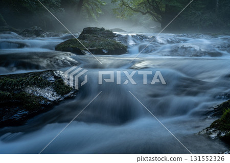 熊本縣菊池溪谷的光芒 熊本縣菊池溪谷的光芒 131552326