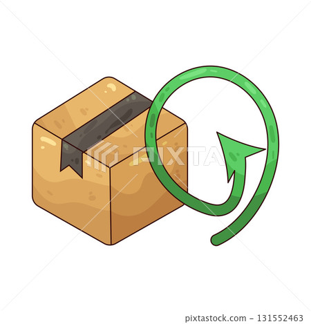 illustration of Return Package 131552463