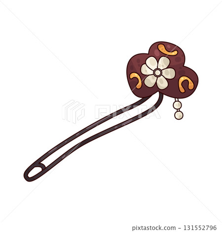 illustration of Hairpin illustration of Hairpin 131552796