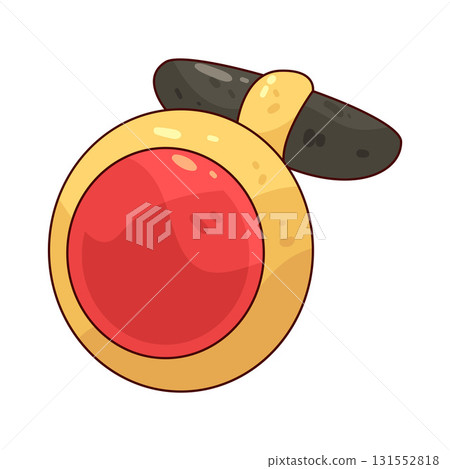 illustration of Cufflink  131552818