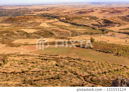 Beautiful spanish landscape, aerial view 131553124