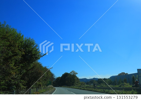 The blue sky beyond the road The blue sky beyond the road 131553279