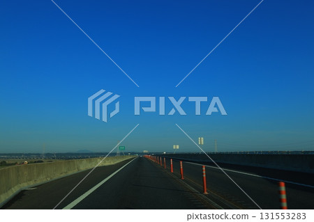 The blue sky beyond the road The blue sky beyond the road 131553283