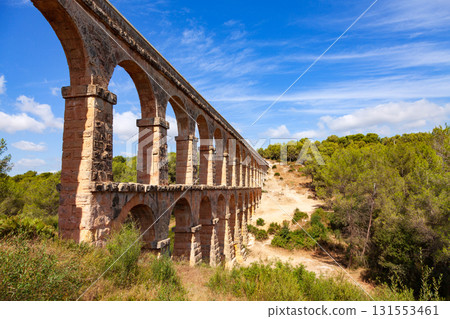 Famous aqueduct in Tarragona, Spain Famous aqueduct in Tarragona, Spain 131553461