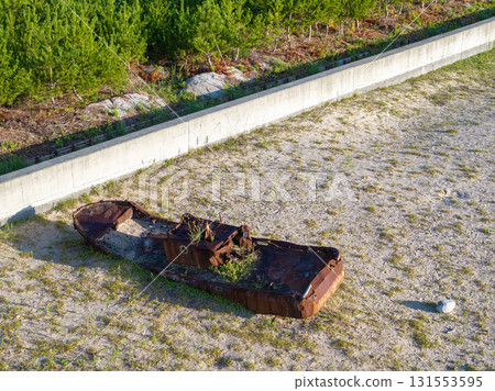 Abandoned ship at Tanakahama and Oshima Island in Kesennuma (Kesennuma City, Miyagi Prefecture) 131553595