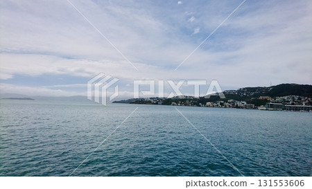 Overlooking the port town of Wellington Overlooking the port town of Wellington 131553606