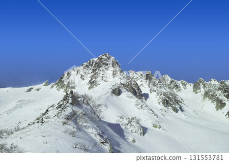 Kiso Komagatake in winter 131553781