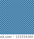 Blue-colored Japanese Shippo pattern 131554160