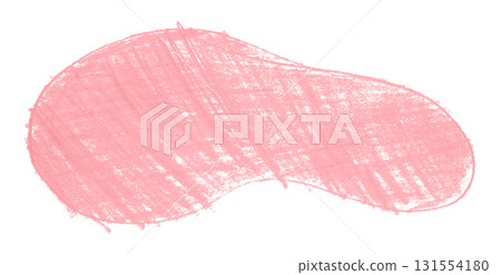 Abstract organic colored pencils abstract pink chalk drop shape isolated on transparent background Abstract organic colored pencils abstract pink chalk drop shape isolated on transparent background 131554180