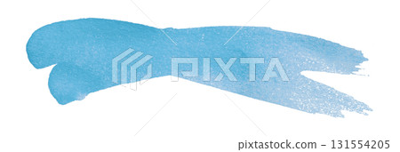light blue watercolor background. Artistic hand paint. Isolated on transparent background. 131554205