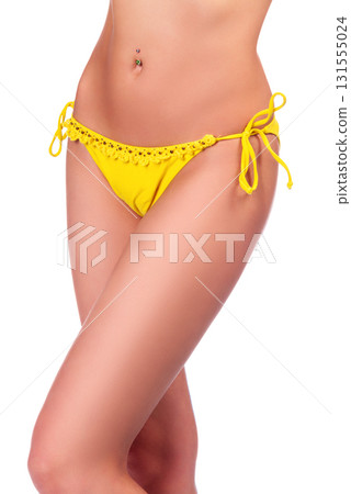 Sexy female body isolated on white background 131555024