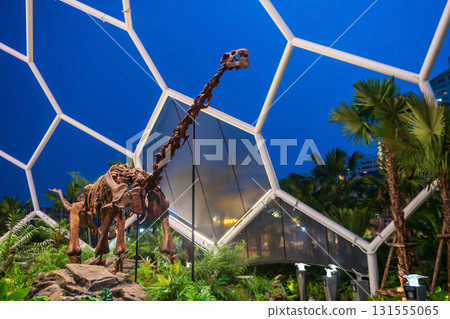 Dinosaur skeleton at Jurassic world the experience, Asiatique, Bangkok Dinosaur skeleton at Jurassic world the experience, Asiatique, Bangkok 131555065