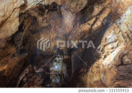 One of Japan's three largest limestone caves, Akiyoshido Kuroya Sub-Cave, Mine City, Yamaguchi Prefecture, Satsuki-ame Palace 131555413