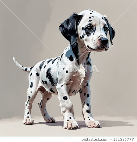 Cute Dalmatian Puppy 131555777