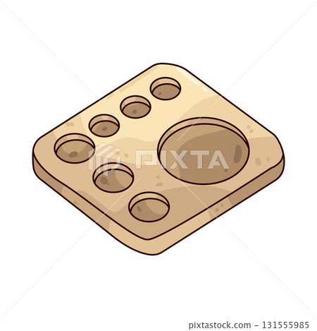 illustration of Paint Palette 131555985