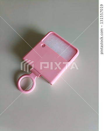 Soft Pink Silicone Case with Ring Holder 131557019