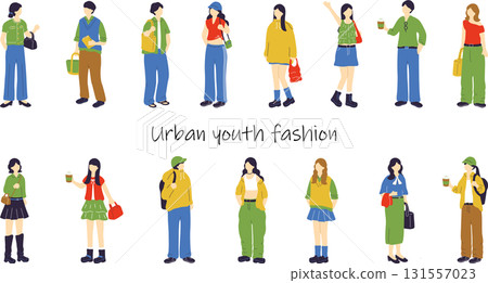 Stylish young people 131557023