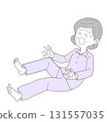 腿抽筋的老年婦女 131557035