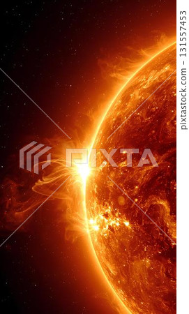 背景素材_太陽耀斑 背景素材_太陽耀斑 131557453