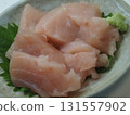 Albito sashimi, my wife's home-cooked meals, dinner at home, happy family 131557902