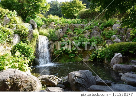 Iwashimizu Falls in Seiryu no Sato, Lake Yamanaka Flower Park 131558177