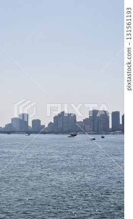 Cairo, Egypt. Panoramic view of Cairo from the River Nile in Egypt. Cairo, Egypt. Panoramic view of Cairo from the River Nile in Egypt. 131561193