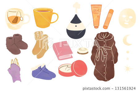 女性舒適度過寒冷冬季的室內用品 | 蓬鬆柔軟、可穿戴的毛毯、襪子、茶等等 女性舒適度過寒冷冬季的室內用品 | 蓬鬆柔軟、可穿戴的毛毯、襪子、茶等等 131561924