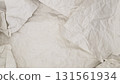 textured crumpled paper background, gray crumpled paper background 131561934