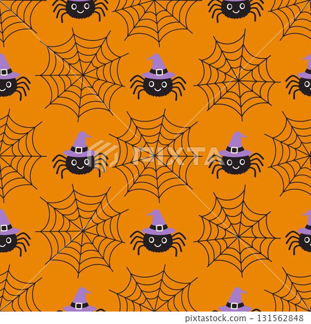 halloween cute spider seamless pattern halloween cute spider seamless pattern 131562848