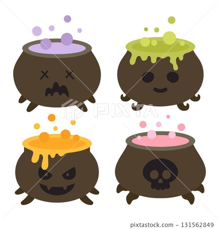 set of witch cauldrons 131562849