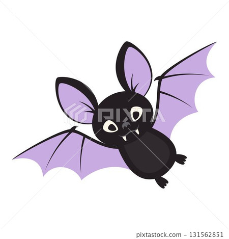 halloween cute bat, flat style halloween cute bat, flat style 131562851