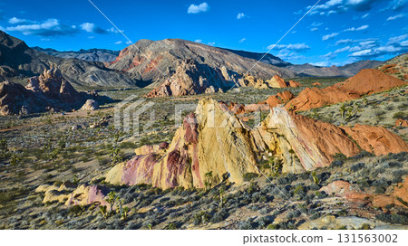 Aerial Gold Butte National Monument Rock Formations and Desert Landscape 131563002