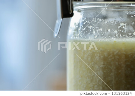 Freshly mixed homemade lemon salt koji made with dried koji Freshly mixed homemade lemon salt koji made with dried koji 131563124