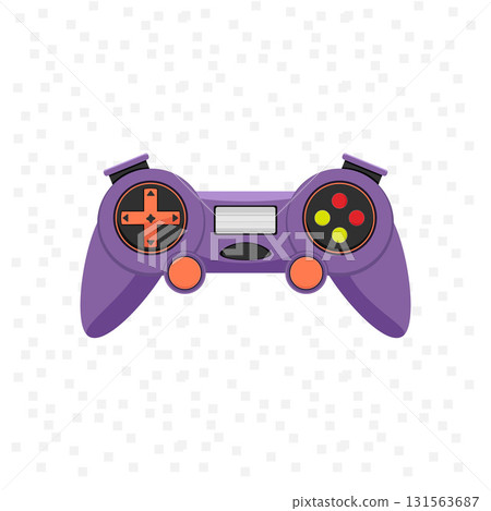 Illustration of a game controller. 131563687