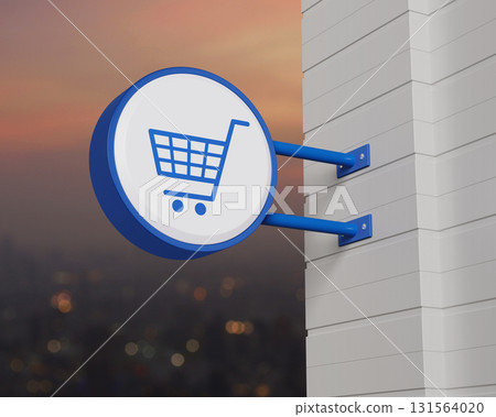 Business shopping online concept, 3D rendering Business shopping online concept, 3D rendering 131564020
