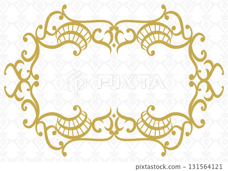 Patterned antique frame background 47 131564121