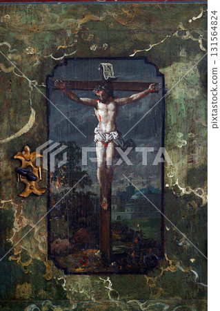 Jesus crucified on the cross Jesus crucified on the cross 131564824