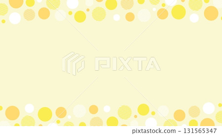 Cute and pop polka dot background 131565347