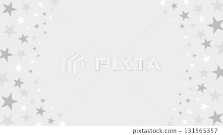 流行可愛的星形框架背景 131565357