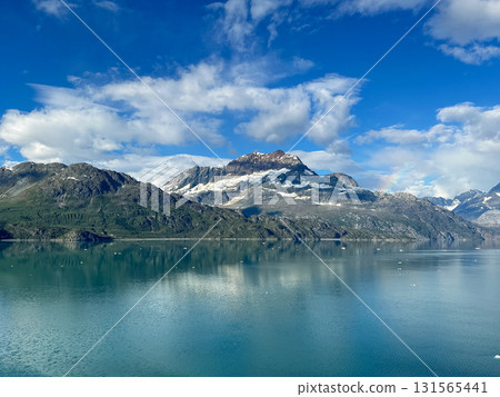 Glacier Bay National Park, near the entrance to the Johns Hopkins Passage, a World Heritage Site, photographed in late August 2025 131565441