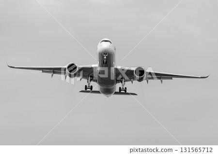 從正面拍攝的飛機照片 從正面拍攝的飛機照片 131565712