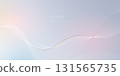 Abstract soft white, gold wave line pattern and texture on light gray gradient background. Vector element smooth line design. Digital technology concept for luxury business template, banner background 131565735