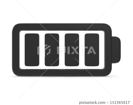 Battery icon with full charge 131565817