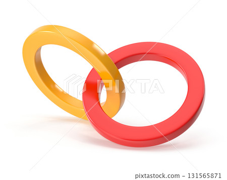 Interlocking rings symbol of connection and unity Interlocking rings symbol of connection and unity 131565871