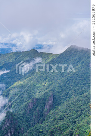 Majestic mountain and sea of clouds scenery 131565979