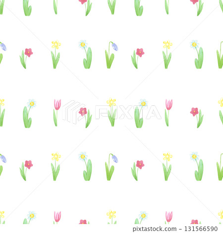 Hand drawn watercolor wild flowers seamless pattern. Illustration isolated on white background. Can be used for textile, fabric, scrapbook and other printed products. Hand drawn watercolor wild flowers seamless pattern. Illustration isolated on white background. Can be used for textile, fabric, scrapbook and other printed products. 131566590