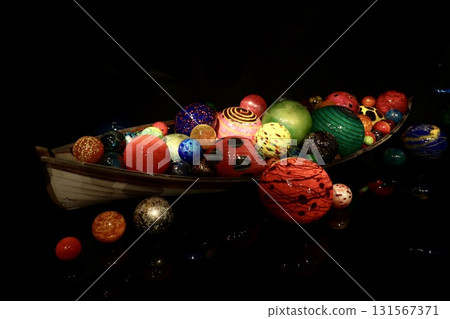 玻璃藝術悠悠球和章魚燒船 玻璃藝術悠悠球和章魚燒船 131567371