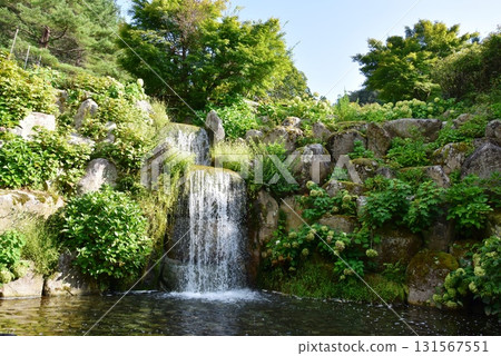Iwashimizu Falls in Seiryu no Sato, Lake Yamanaka Flower Park 131567551