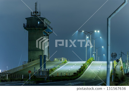 宮崎水門的夜景 宮崎水門的夜景 131567636