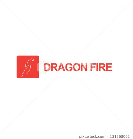 Minimalist dragon fire logo power Minimalist dragon fire logo power 131568061